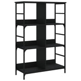 Bookshelf Black 78.5x33x117.5 cm Engineered Wood 835249