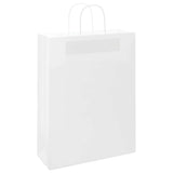 Paper Bags 250 pcs with Handles White 32x12x42 cm 4101620
