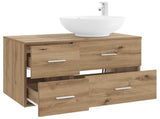 Bathroom Furniture Set 2 pcs Artisan Oak Engineered Wood 3403999