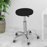 Office Swivel Chair Black Faux Leather 333152