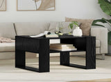 Coffee Table Black Oak 66 x 53 x 45 cm Engineered Wood 8000101