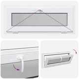 Basement Window Internal Colour White RISOR 100 x 40 cm 42047347