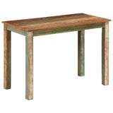 ZNTS Dining Table 110x55x76 cm Solid Wood Reclaimed 373980