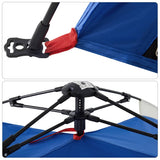 Beach Tent 2-Person Azure Blue Quick Release Waterproof 4005302