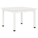 Coffee Table White 50 x 50 x 36 cm Solid Pine Wood 892756