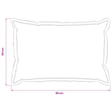 Cushion Cover 6 pcs HOUTEN Light Grey 50 x 80 cm Boucl 920134