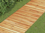 Garden Pathway 3 pcs Natural 200 x 50 cm Solid Acacia Wood 42024974