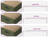File Cabinet Olive Green 45.5 x 42 x 139 cm Cold-Rolled Steel 891626