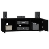 TV Cabinet Black 120x40.5x35 cm Engineered Wood 342617