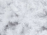 7FT Iron Leg White Christmas Tree with 950 Branches 75878109