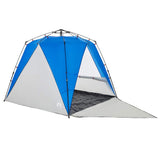 Beach Tent 4-Person Azure Blue Quick Release Waterproof 4005305