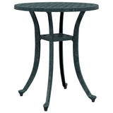 Garden Table Green 48x53 cm Cast Aluminium 4002826