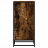 Sideboard Smoked Oak 35.5x35x76 cm Engineered Wood and Metal 848941