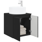 Wall-mounted Sink Vanity Black 49.5 x 44.5 x 65.5 cm 890463