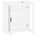 Wall Mounted Cabinet White 69.5x34x90 cm 828492