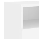TV Wall Cabinets 2 pcs White 60x30x30 cm Engineered Wood 836855
