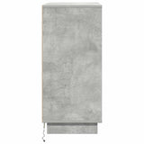 LED Sideboard Concrete Grey 71 x 34.5 x 75 cm Engineered Wood 869645