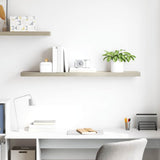 Floating Wall Shelf Oak 120x23.5x3.8 cm MDF 323883