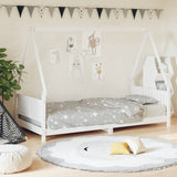 Kids Bed Frame White 90x200 cm Solid Wood Pine 834499