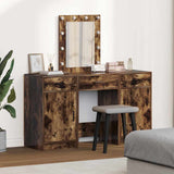 Dressing Table with Door Brown 50 x 41 x 135 cm Engineered Wood 3334258