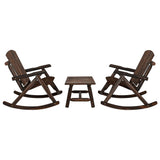 3 Piece Garden Lounge Set Solid Wood Spruce 3185528