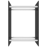 Firewood Rack Black 40x35x60 cm Glass 282829
