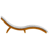 Sun lounger 2 pcs Light Grey 184 x 55 x 64cm Solid Acacia wood 4107100
