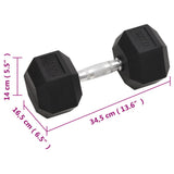 Dumbbell 17.5 kg Cast Iron 93607