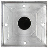 Ground Spikes 2 pcs Silver 12x12x56 cm Galvanised Steel 145443