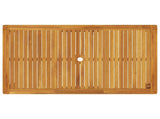 5-Piece Garden Dining Set Natural Solid Acacia Wood 3434566