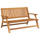 Relax Bench Brown Solid Acacia Wood 367818