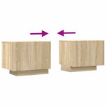 TV Cabinet Sonoma Oak 100x35x40 cm Engineered Wood 804439