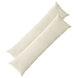 Cushion with Pillow HEERLEN 2 pcs Cream Microfiber Fleece 926216