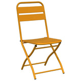 Bistro Set 3 pcs Mustard Steel 42002951