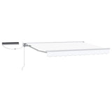 Electric Retractable Awning White 2.5 x 2 m 3421707