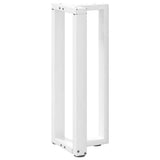 Console Table Legs T-Shaped 2 pcs White 38x25x cm Steel 4013045
