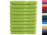 Premium Towels SOLUND 10 pcs Apple Green 100x200 cm 600 gsm 137511
