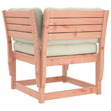 Garden Sofa Cream white, Natural wood 844697