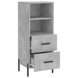 Sideboard Concrete Grey 34.5x34x90 cm Engineered Wood 828680