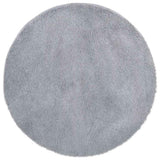 Shaggy Rug High Pile NAVARRA Light Grey 240x240 cm Polyester 4102930