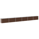 Raised Garden Bed Black 600 x 40 x 55 cm cold-rolled steel 8006297