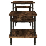 TV Cabinet Smoked Oak 117x35x52 cm Engineered Wood 826317