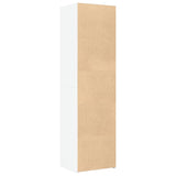 Highboard White 50x42.5x185 cm Engineered Wood 3281413