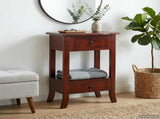Console Table Brown 50 x 29.5 x 76 cm Solid Mahogany Wood 42009938