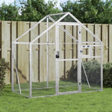 Aviary Silver 179x100x185 cm Aluminium 152258