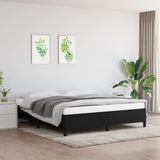 Bed Frame without Mattress Black 180x200 cm Super King Super King Fabric 349862