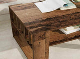 Coffee Table Old Wood 66 x 49.5 x 45 cm Engineered Wood 8000122