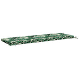 2-Piece Bench Cushions SOEST 2 pcs 100% Polyester Leaf Pattern 949417