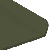 Floating Shelf 4 pcs Olive Green 80 x 18 x 2.5 cm Steel 8004041