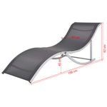 Folding Sun Loungers 2 pcs Aluminium and Textilene 43654
